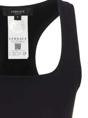 'Medusa' sports top' Woman VERSACE Black