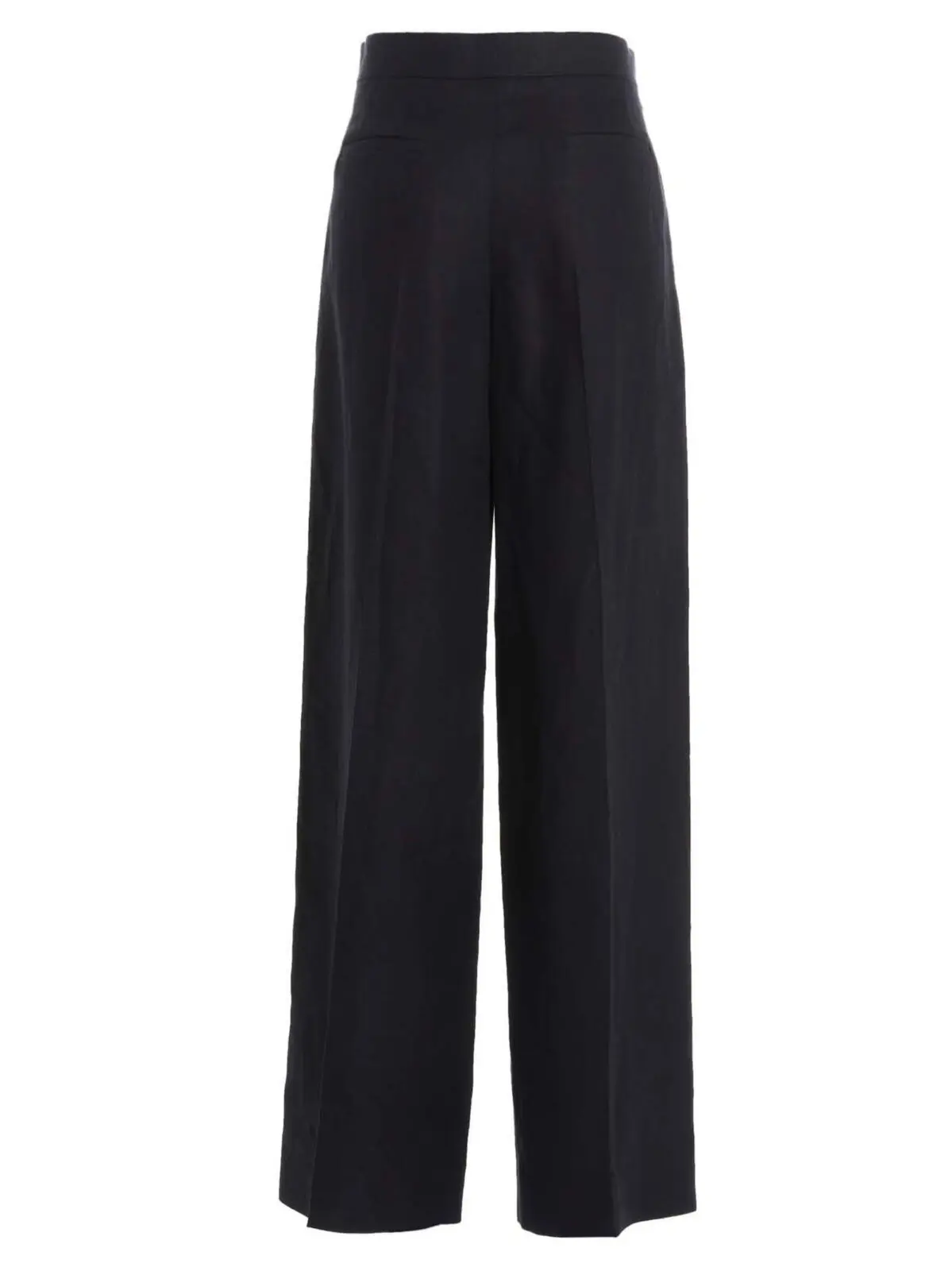 Штани Linen with front pleats Chloé Синій 2 Linen pants with front pleats CHC23SPA0703648M CHLOÉ Blue