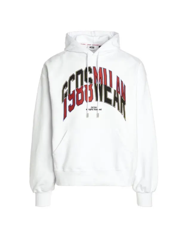 'College’ hoodie GCDS White