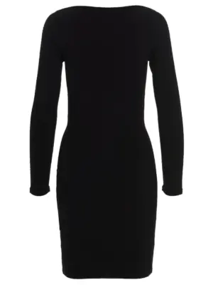 Ribbed viscose dress S75CV0598S18170900 DSQUARED2 Black