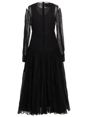 Pleated skirt dress J02CT0101J45014001 JIL SANDER Black