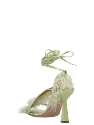 'Feather Wrap’ sandals SE1101OLIVEGREEN SEBASTIAN Green