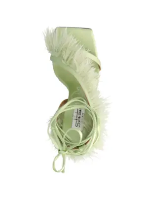 'Feather Wrap’ sandals Woman SEBASTIAN Green