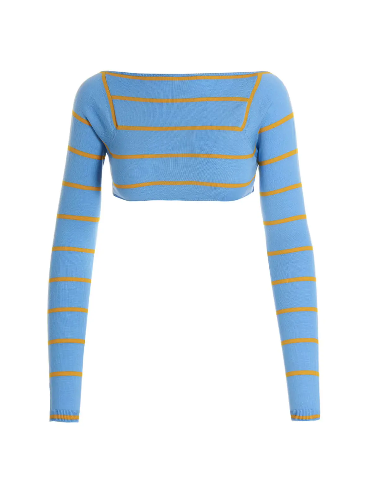 Светр Cut-out cropped Emilio Pucci Блакитний 1 Cut-out cropped sweater EMILIO PUCCI Light Blue