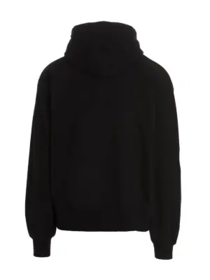 'Waved Logo' hoodie SS23M10062802 GCDS Black