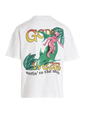 T-shirt 'Surfing Weirdo' SS23M13065301 GCDS White