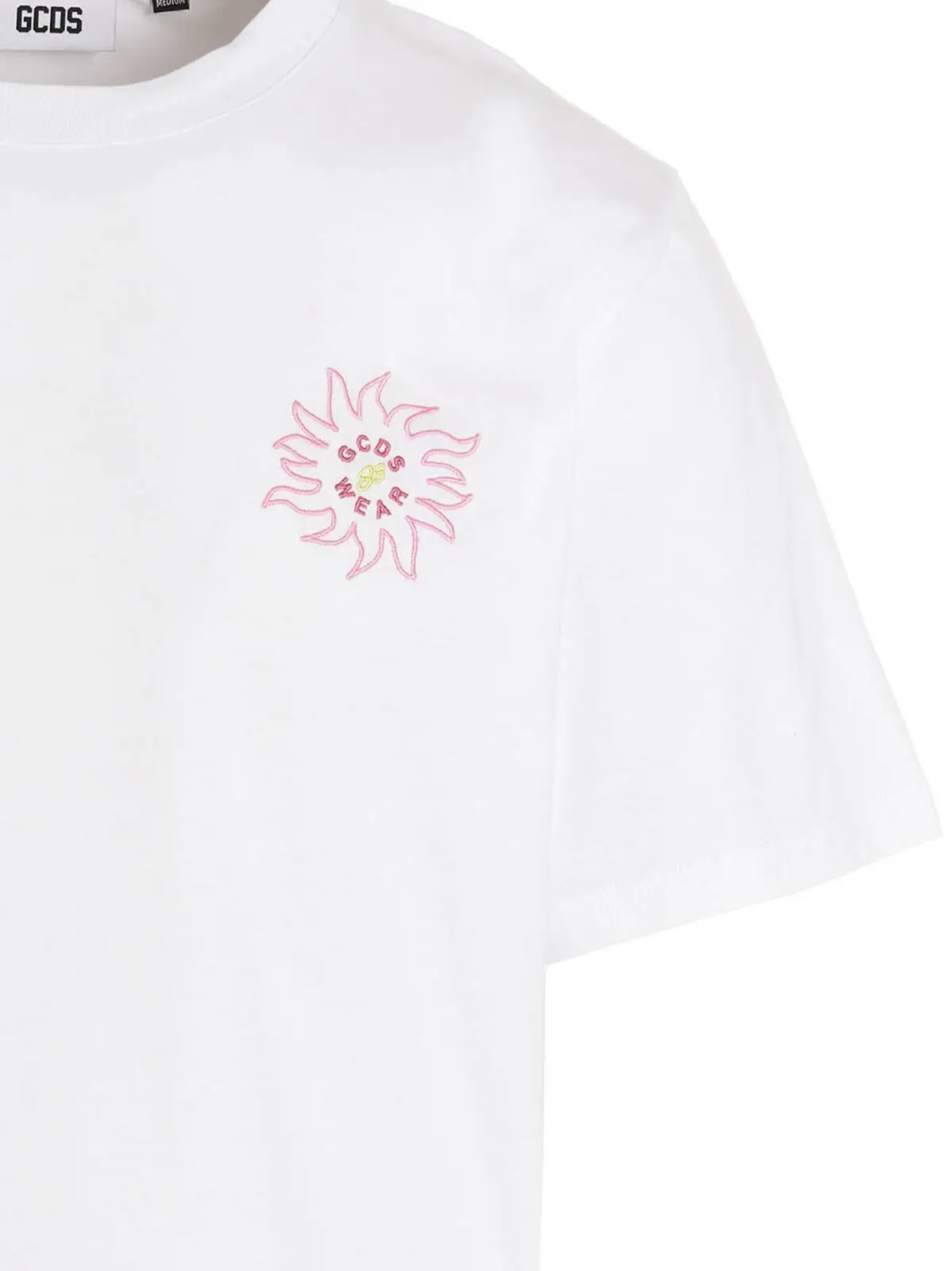 Футболка Surfing Weirdo Gcds Білий 3 T-shirt 'Surfing Weirdo' Man GCDS White