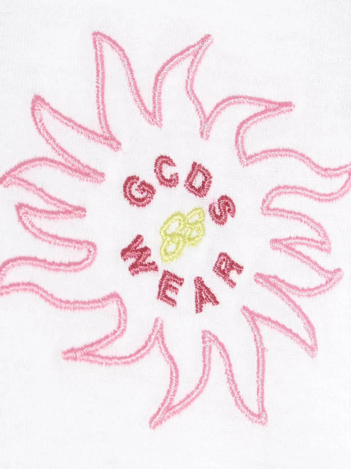 Футболка Surfing Weirdo Gcds Білий 4 T-shirt 'Surfing Weirdo' 100% cotton GCDS White