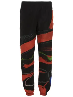 Print joggers MOSCHINO Black