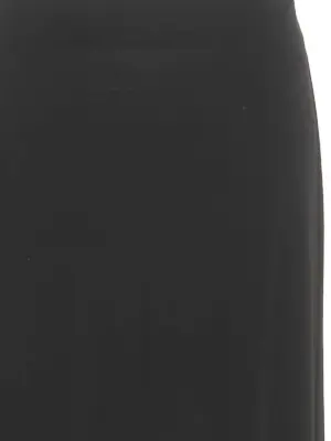 Asymmetrical long skirt Woman MAGDA BUTRYM Black