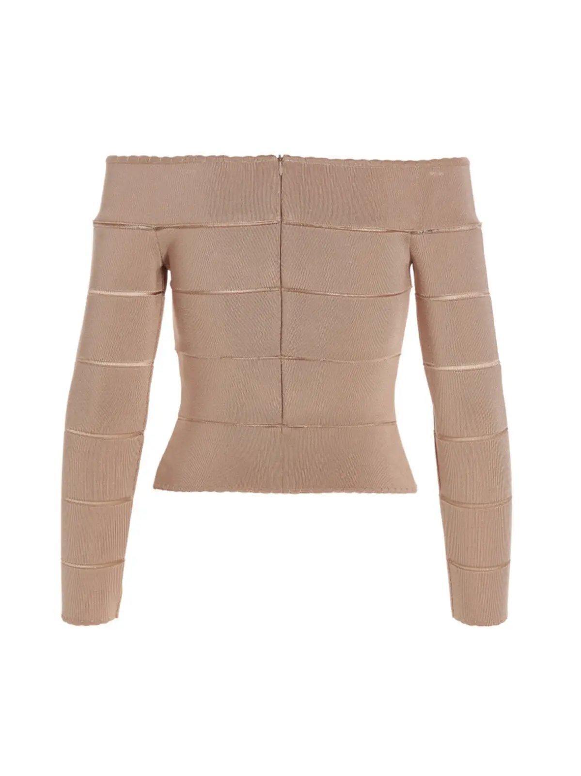 Топ Off-shoulder Alexandre Vauthier Рожевий 2 Off-shoulder top 231KTO1809BLUSH ALEXANDRE VAUTHIER Pink