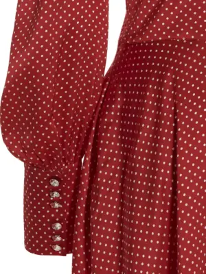 Pol pol idress 100% silk ALEXANDRE VAUTHIER Red