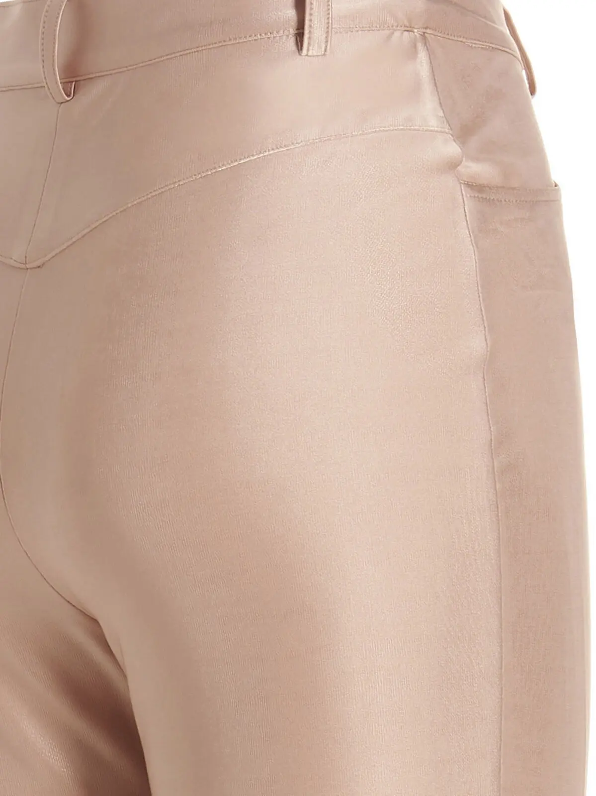 Штани Shiny stretch Alexandre Vauthier Рожевий 4 Shiny stretch pants 90% viscose 10% elastane ALEXANDRE VAUTHIER Pink