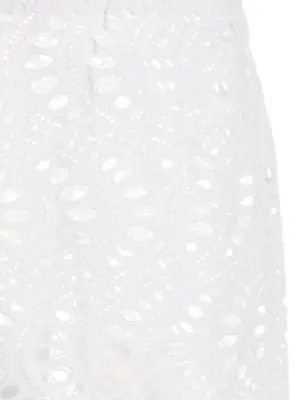 Gonna lunga macramè Woman GIAMBATTISTA VALLI White