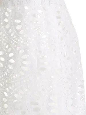 Gonna lunga macramè 100% cotton GIAMBATTISTA VALLI White