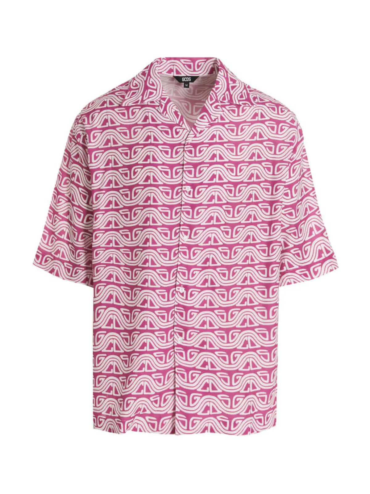 Сорочка Waved Logo Gcds Фуксія 1 'Waved Logo' shirt GCDS Fuchsia