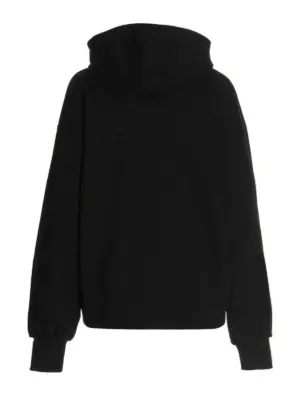 'Don't care' capsule hoodie With 'Don't care' capsule SB23U10030102 GCDS Black