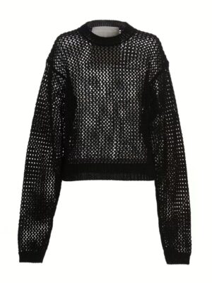 'Bio Cable' sweater RAMAEL Black