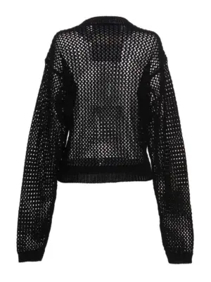 'Bio Cable' sweater RA0015100 RAMAEL Black