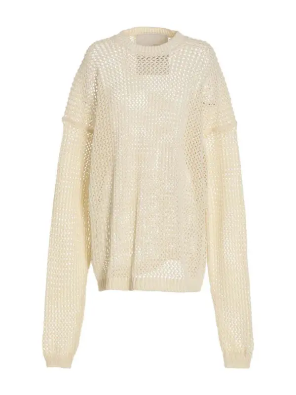 'Bio Cable' dress RAMAEL White