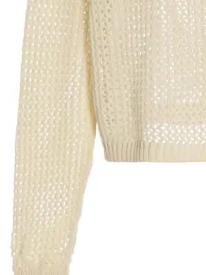 'Bio Cable' dress 100% cotton RAMAEL White