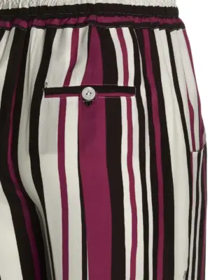 Striped pants 100% silk KITON Multicolor