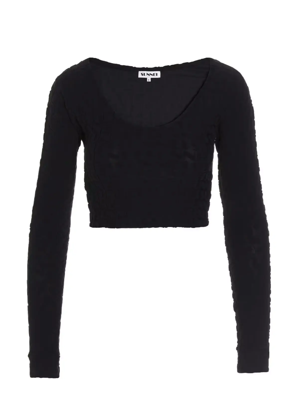 Топ all-over logo Sunnei Синій 1 all-over logo top SUNNEI Blue