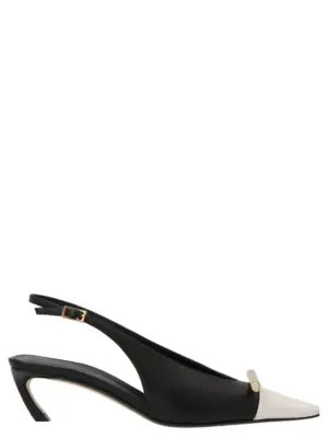 'Bico' slingbacks LANVIN White/Black