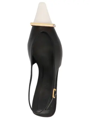 'Bico' slingbacks Woman LANVIN White/Black