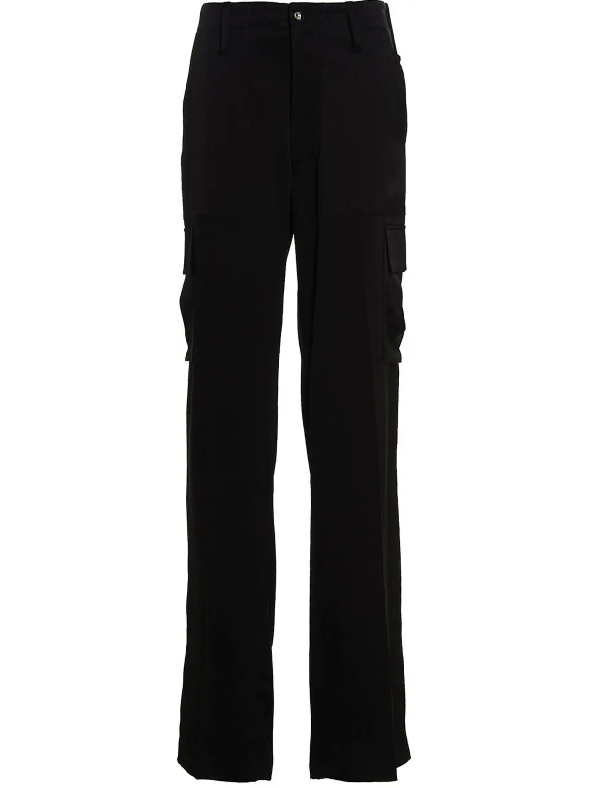 Штани карго Satin David Koma Чорний 1 Satin cargo pants DAVID KOMA Black