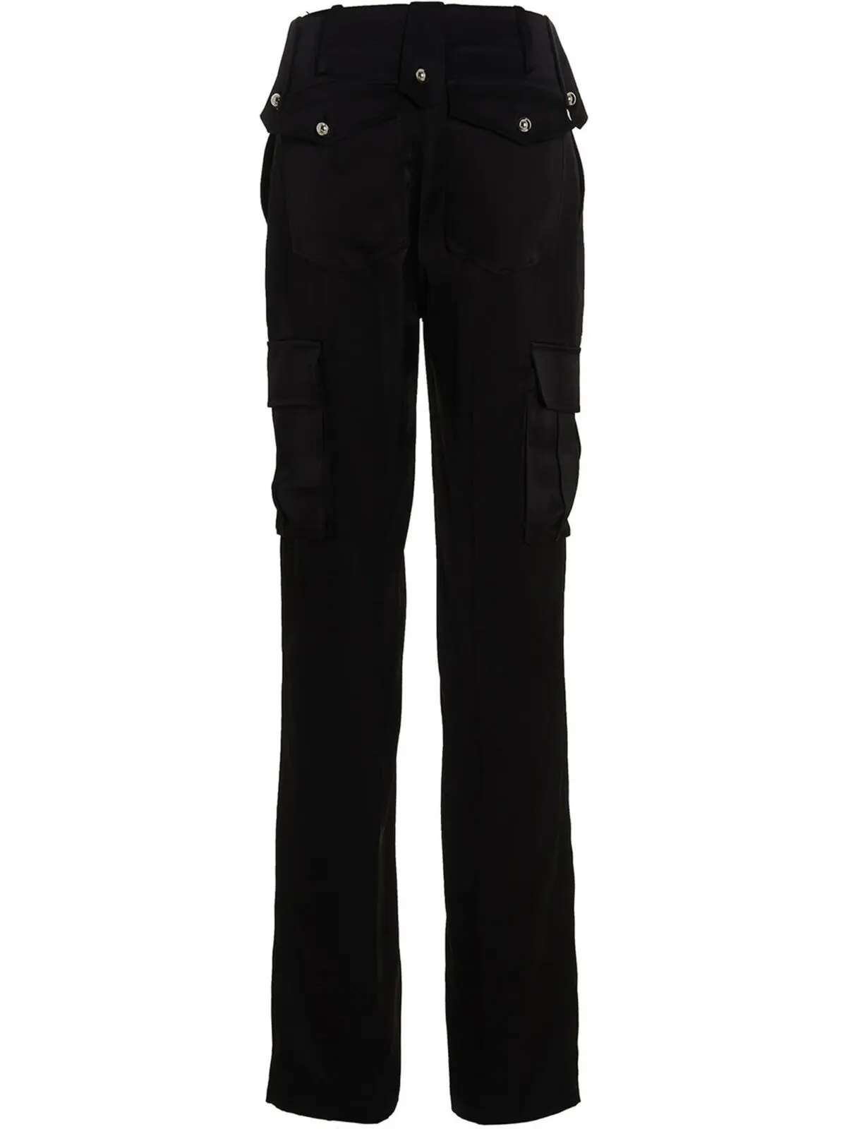 Штани карго Satin David Koma Чорний 2 Satin cargo pants RE23DK58TRBLACK DAVID KOMA Black