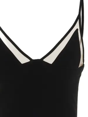 'Open Leg Cami' dress Woman DAVID KOMA Black