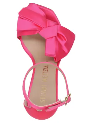 'Nudistcurver Loveknot' sandals Woman STUART WEITZMAN Fuchsia