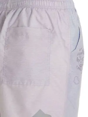 Printed beach shorts 100% polyethylene OBJECTS IV LIFE Purple