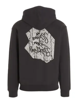 'Progress' hoodie OBJ00211202ANTHGR OBJECTS IV LIFE Gray