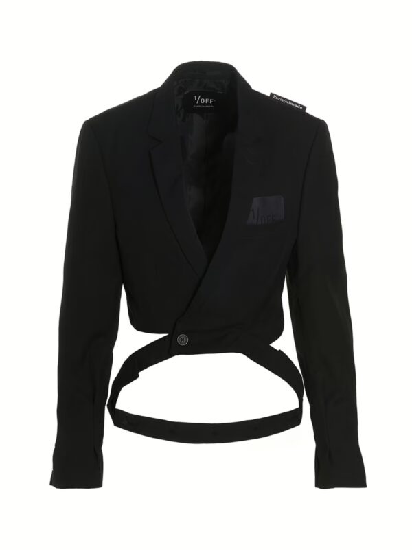 'Cropped' blazer jacket 1/OFF Multicolor