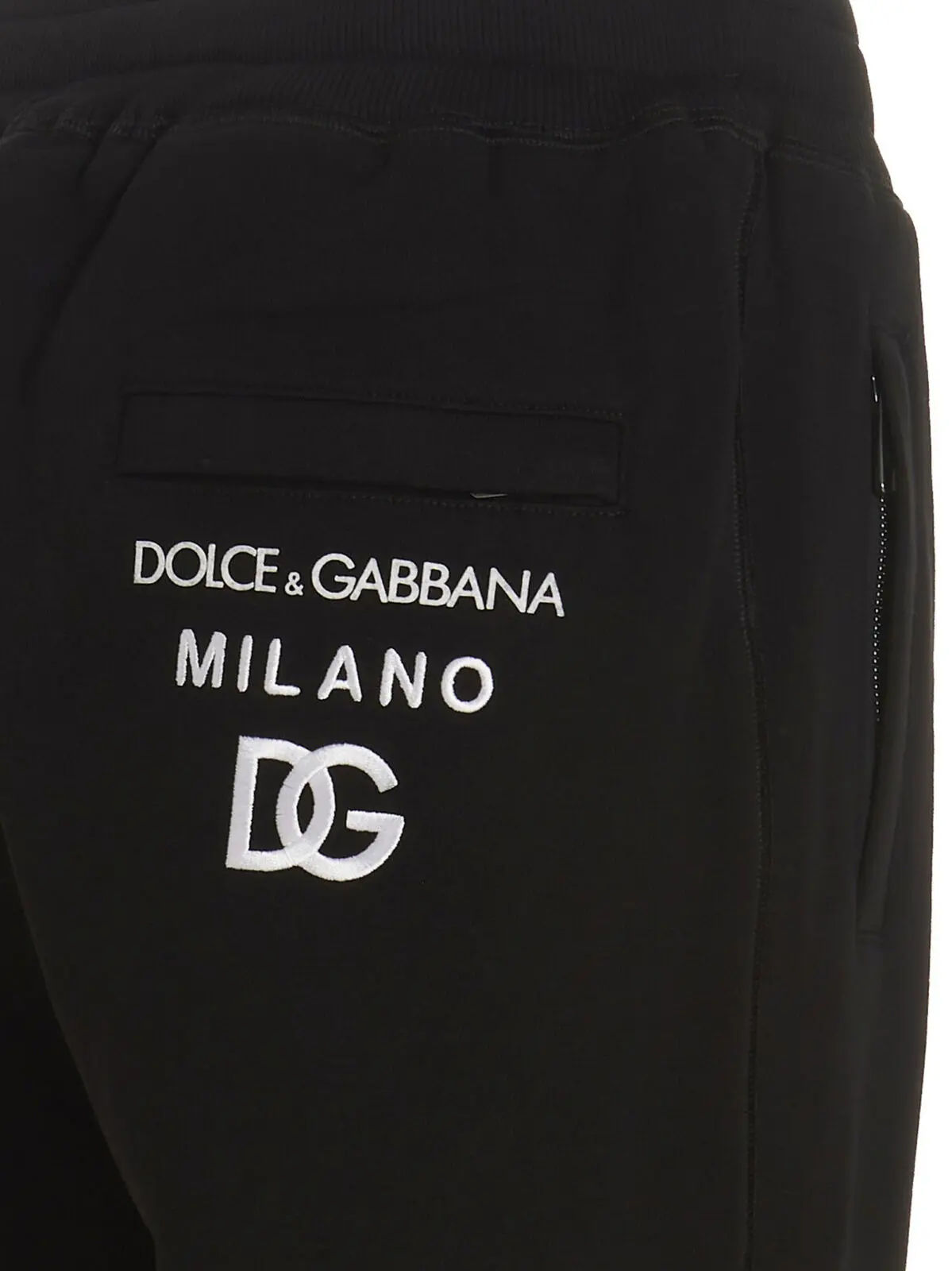 Штани DG Essential Dolce & Gabbana 4 'DG Essential’ joggers 100% cotton DOLCE & GABBANA Black
