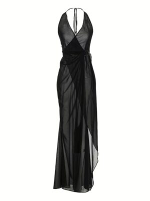 'King Tide’ dress LOUISA BALLOU Black