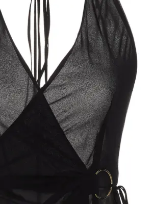 'King Tide’ dress Woman LOUISA BALLOU Black