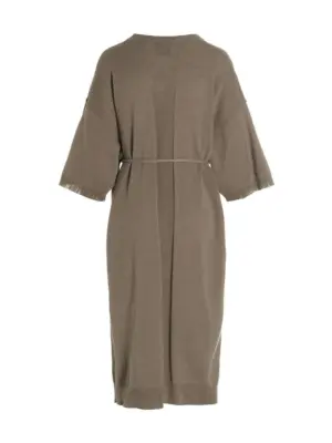 Knit long dress 1101502514 NUDE Beige