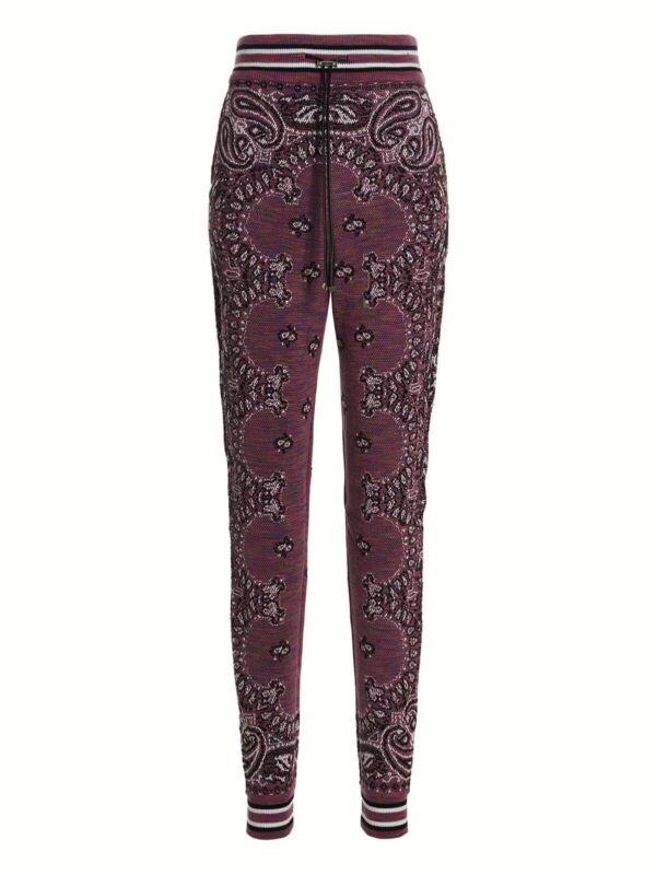 'Space Dye Bandana’ joggers AMIRI Purple