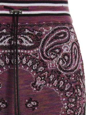 'Space Dye Bandana’ joggers Woman AMIRI Purple