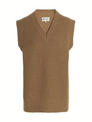 V-neck vest MAISON MARGIELA Beige