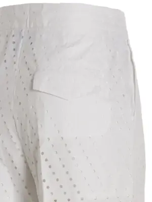 Visible button jeans 97% cotton 3% other fibres NUDE White