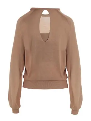 Cut out insert top sweater RA0022525 RAMAEL Beige