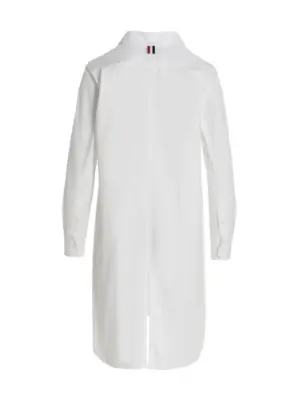 'Open Back' shirt Woman THOM BROWNE White