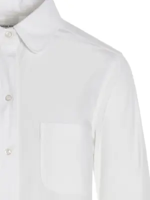 'Open Back' shirt 100% cotton THOM BROWNE White