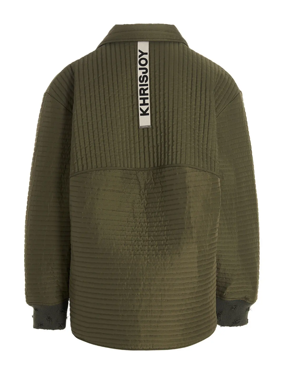 Пуховик Chore Quilted Stripes Khrisjoy Зелений 2 'Chore Quilted Stripes' down jacket ESM053NYQSOA101 KHRISJOY Green