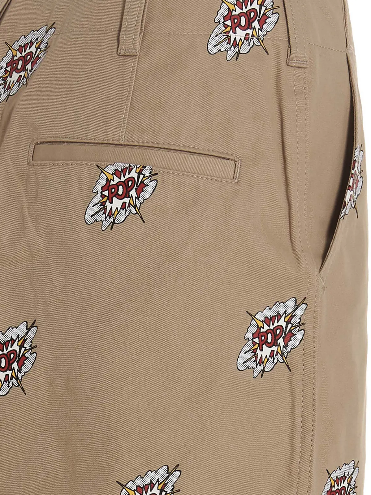 Штани Pop Roy Lichtenstein Junya Watanabe Бежевий 4 'Pop Roy Lichtenstein' pants 100% cotton JUNYA WATANABE Beige