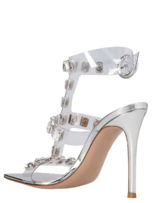 'Glass' sandals G3224515RICGMETRASPSILVER GIANVITO ROSSI Silver